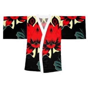 Long Sleeve Kimono Robe (AOP)