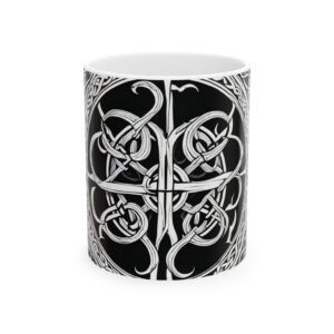 Ceramic Mug, (11oz, 15oz) - Celtic knot