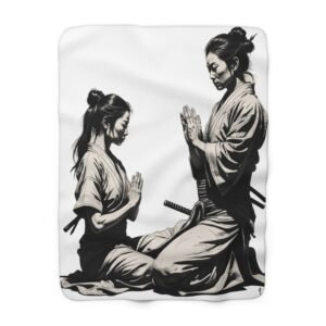 Sherpa Fleece Blanket - Praying Japan