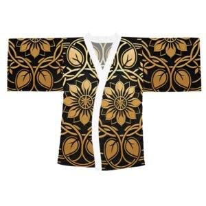 Long Sleeve Kimono Robe (AOP)